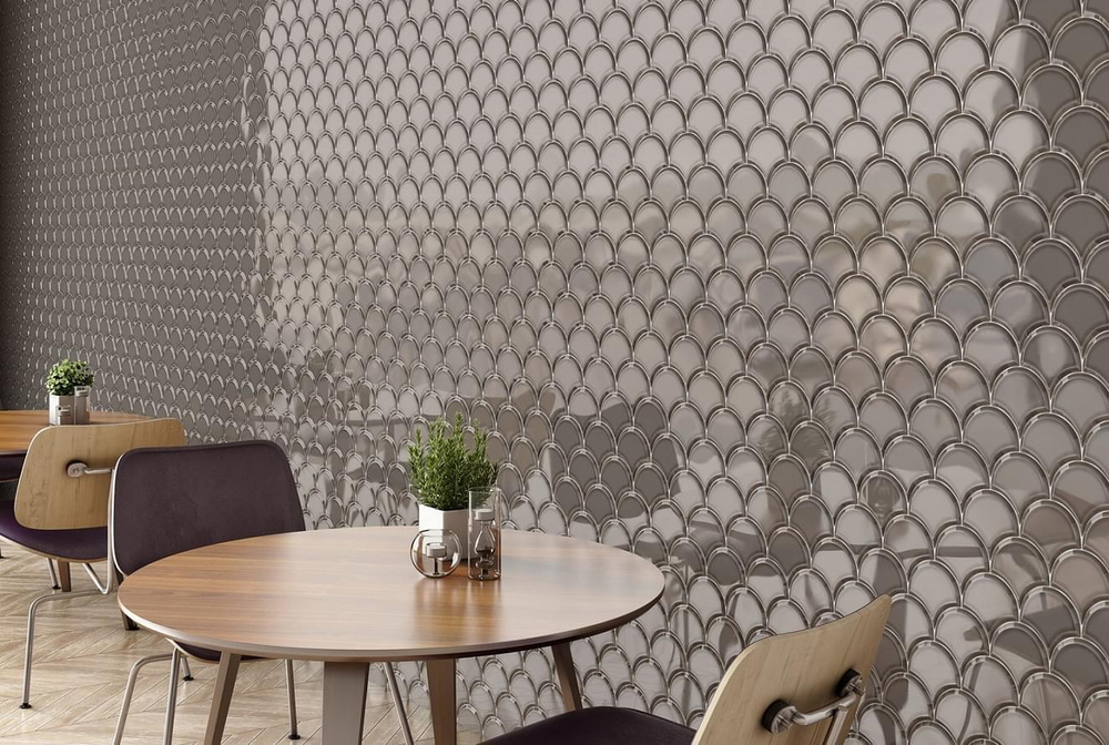 Adex Renaissance Escama Biselada Graystone 13x15