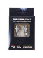 Светодиодная лампа AMP SuperBright CANBUS T10 W5W (2шт)