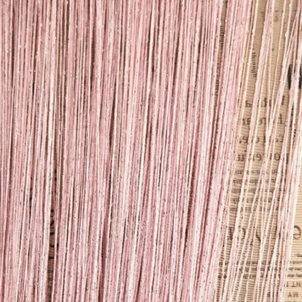 Нитяные шторы дождь - розовые, 300 х 280 см. Арт. 5