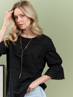 Блузка Милица-1 Виотекс ЧЕРНЫЙ -7