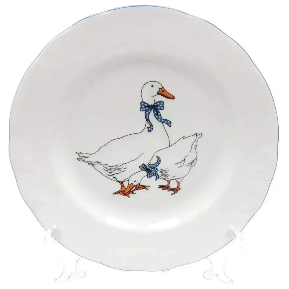 Тарелка мелкая 240 мм Гуси Надежда
