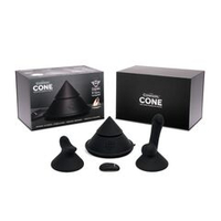 Конусный вибромассажер Cowgirl Cone с 2 насадками