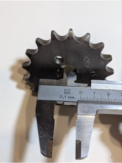 Звезда ведущая для питбайка, мопеда (428-17Т) 17мм сталь