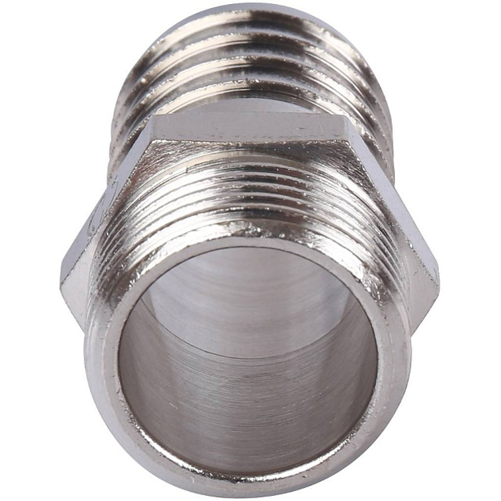 Штуцер с наружной резьбой STOUT SFT 0067 - 3/4" x 25 мм (латунь никелированная)