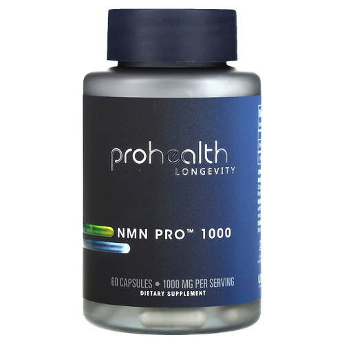 ProHealth Longevity, NMN Pro 1000, 60 капсул (500 мг в 1 капсуле)