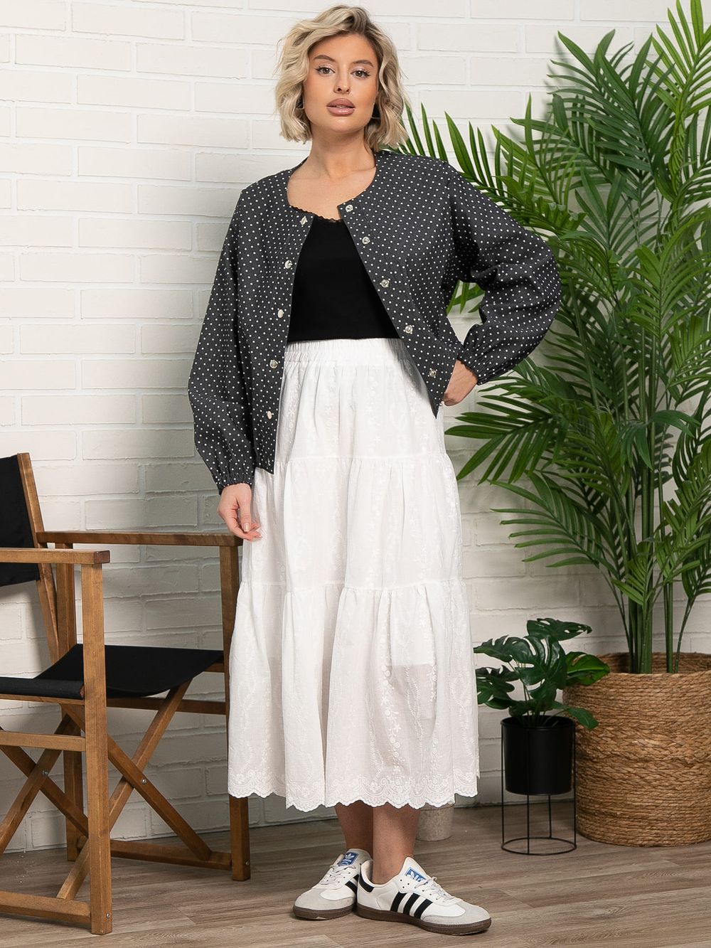 Пыльник Жду лета! (серый) П15631-7М LT Collection