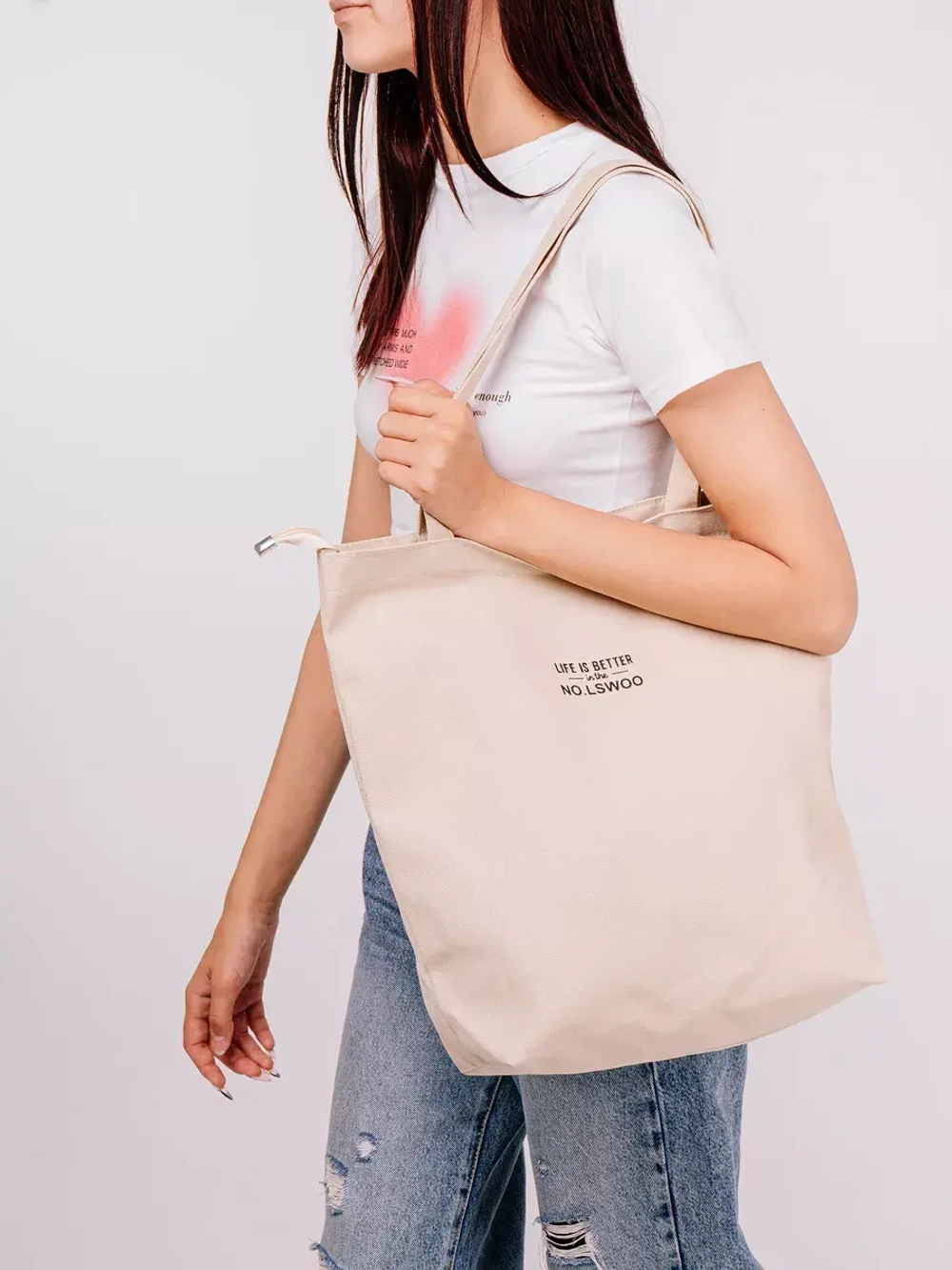 Шоппер сумка через плечо