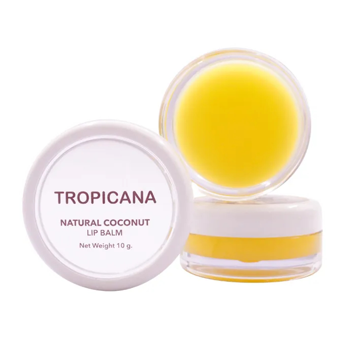 Бальзам для губ Tropicana Natural Coconut Lip Balm Banana Happy Lip Balm Банановое счастье 10 г