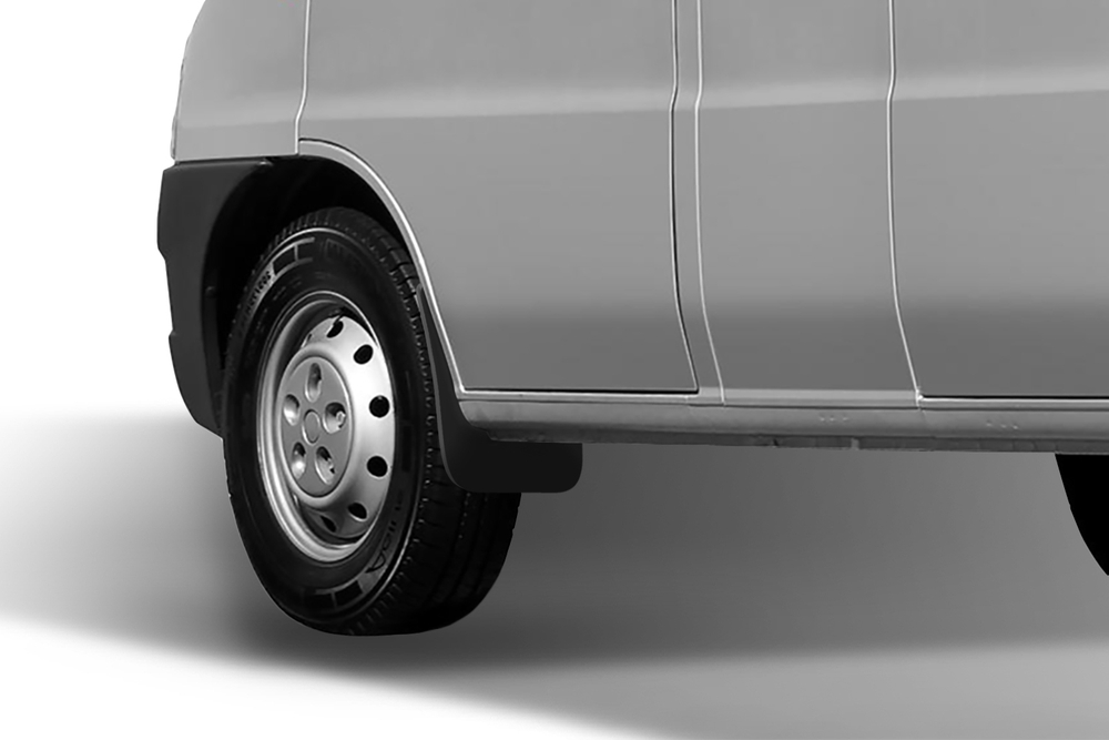 Брызговики передние Fiat Ducato 2000-2012 (передние, для установки с подкрылками) (optimum) в коробке FROSCH..15.10.F14