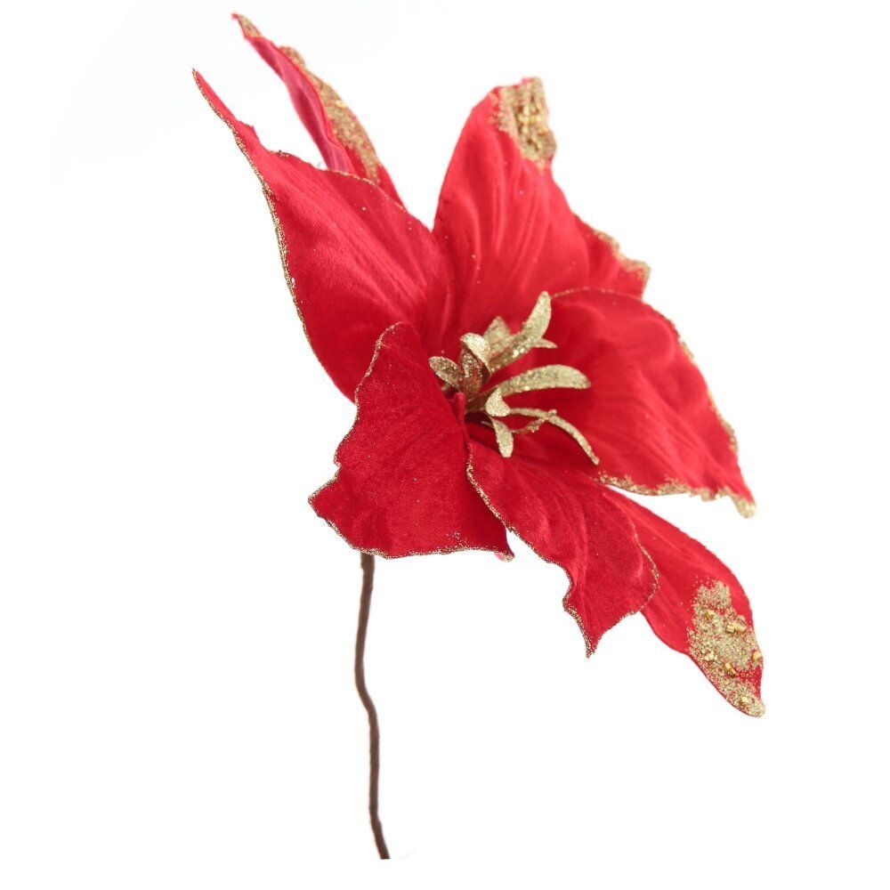 GAEM Цветок искусственный "Пуансеттия", L30 W30 H25 см