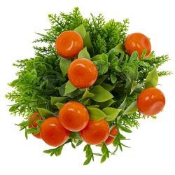 GAEM Дерево искусственное "Мандарин", L14 W14 H21 см