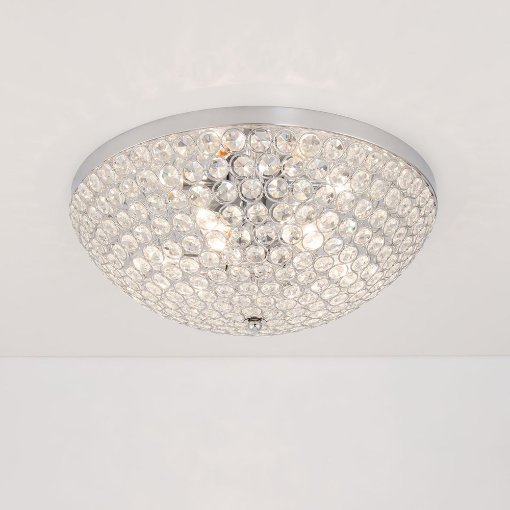 Citilux Шарм CL316161 Люстра хрустальная Хром