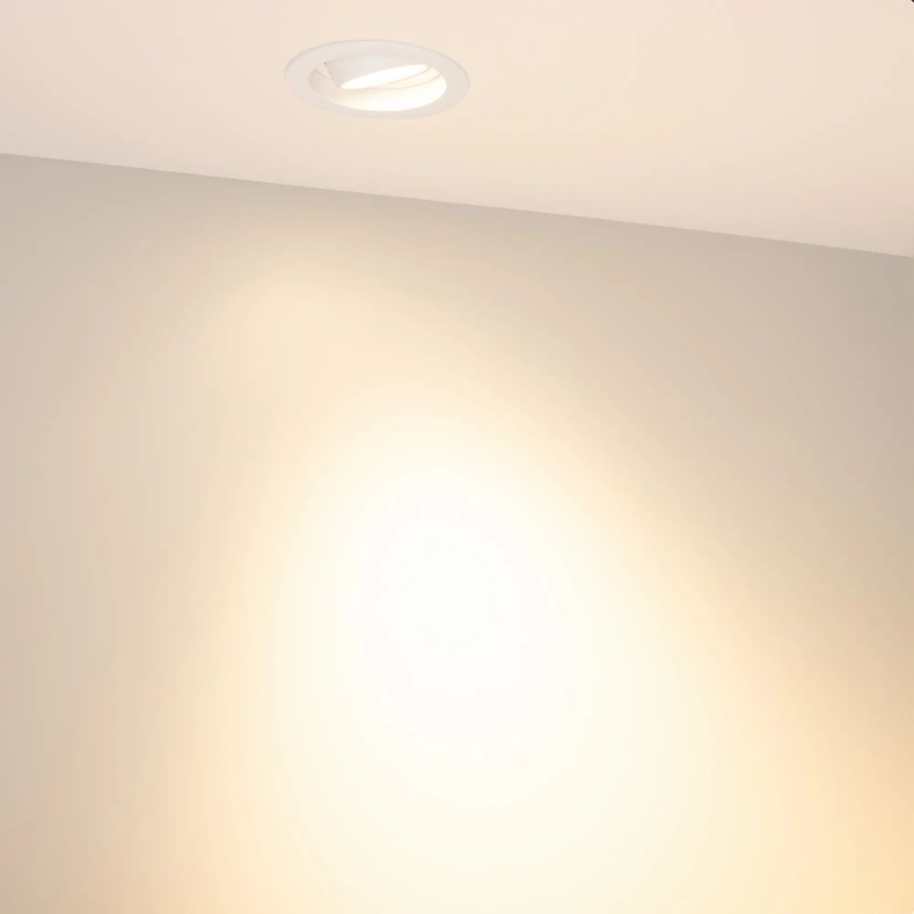 Светильник MS-VORTEX-BUILT-R90-12W Warm3000 (WH-WH, 40 deg, 230V) (Arlight, IP20 Металл, 5 лет) 043479