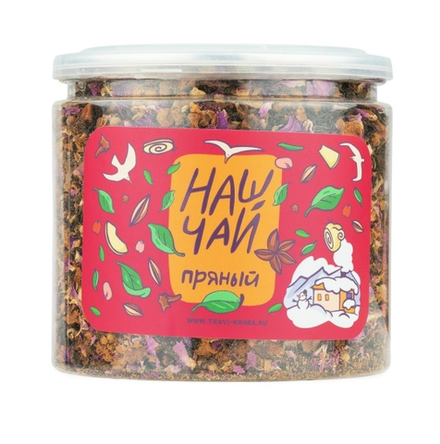 Наш чай. Пряный 200 гр, ПЭТ, ТМ ТРАВЫ ГОРНОГО КРЫМА