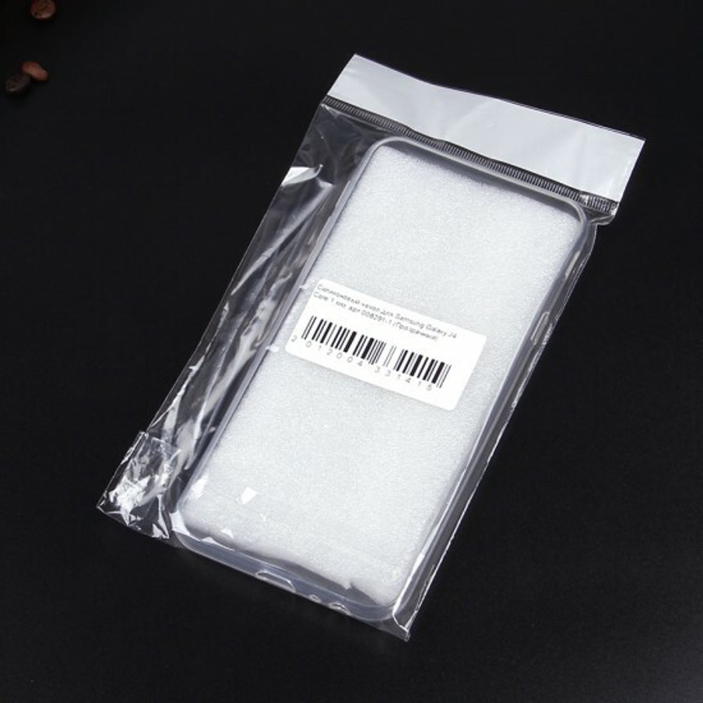 Силиконовый чехол для Samsung Galaxy J4 Core 1 мм, 008291-1 Прозрачный