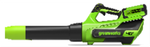 Воздуходувка аккумуляторная Greenworks GD40BG3, 40V, с 1хАКБ 8 Ач и ЗУ (2408207UH)