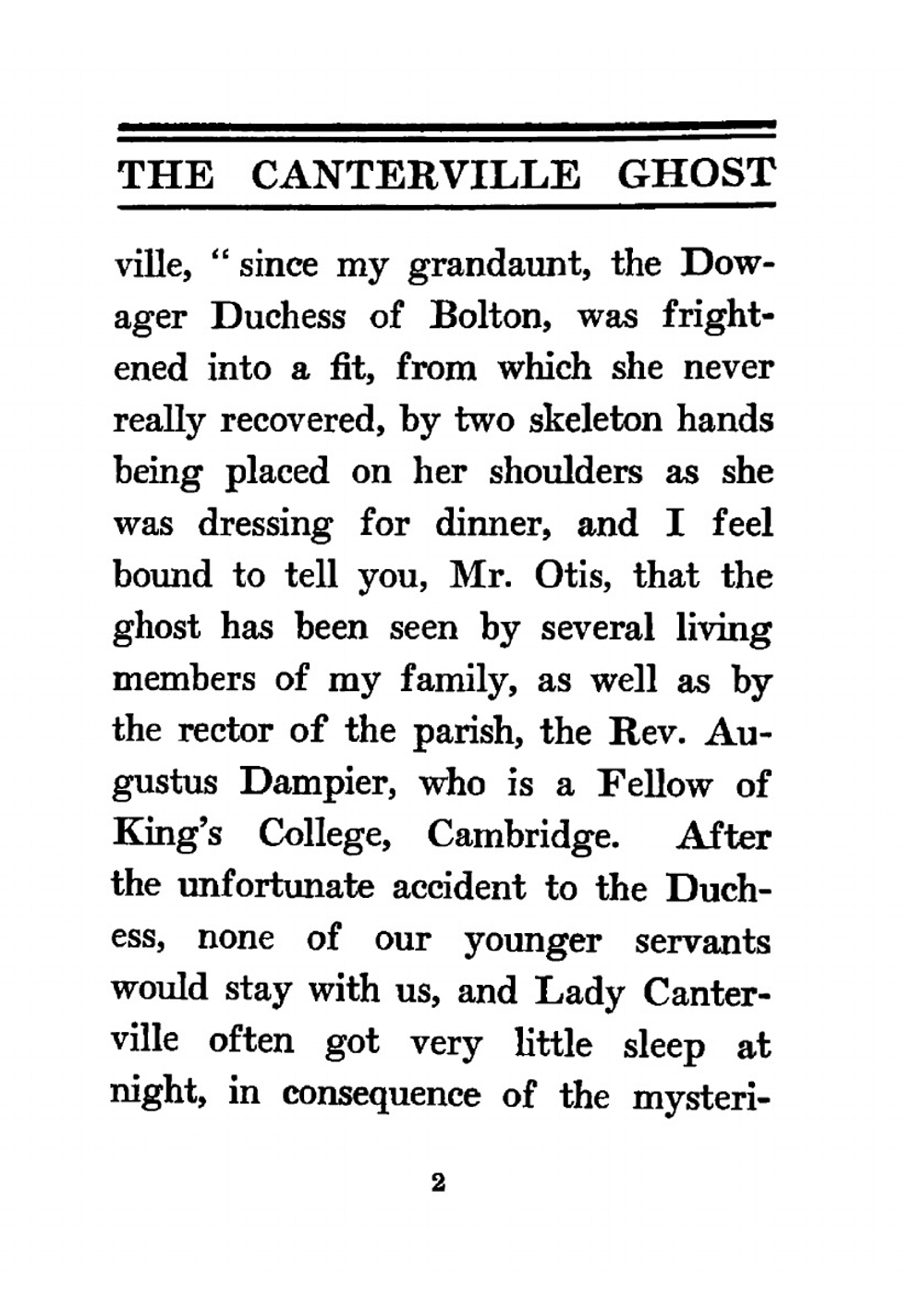 The Canterville ghost. An amusing chronicle of the tribulations of the ghost of Canterville Chase when his ancestral halls became the home of the American Minister to the Court of St. James | Оскар Уайльд