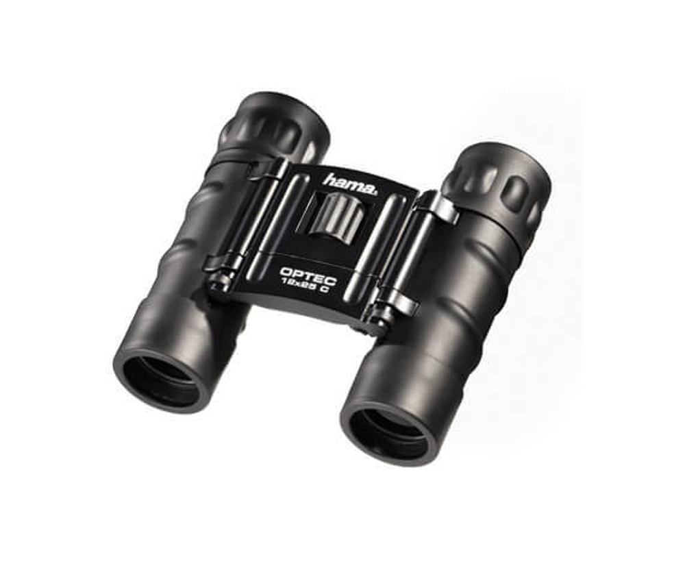Бинокль Hama 12x25 Optec Roof, черный - фото 1