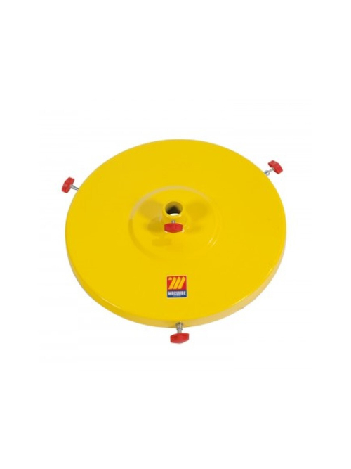 Крышка для бочек 20-30 кг Ø350 с креплением для насоса, шток Ø30 мм