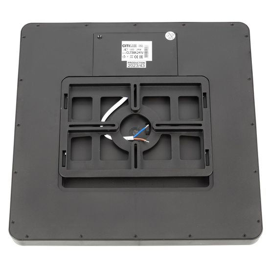 CL738K241V Бейсик Черный Св-к Накл. LED 24W*Мульти