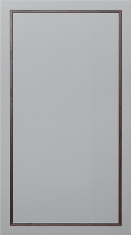 Фасад МДФ в плёнке ПВХ с вставкой из массива рис. 309