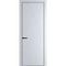 Фото межкомнатной двери эмаль Profil Doors 6PE вайт глухая кромка чёрная