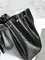 BALENCIAGA RODEO HANDBAG с крокодиловым тиснением, черная