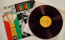 Винтажная виниловая пластинка LP Sons Nouveaux DUne Nation Nouvelle La R publique De Guine Музыка Гвинеи (Гвинея 1961)