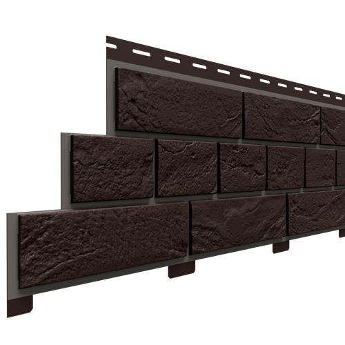 Фасадная панель Dolomit Славянка цвет Коричневый