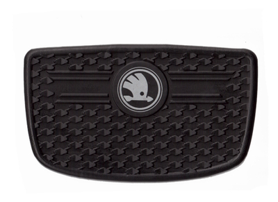 Подпятник брендовый Skoda, (крепеж на клей). 25 см х 15 см