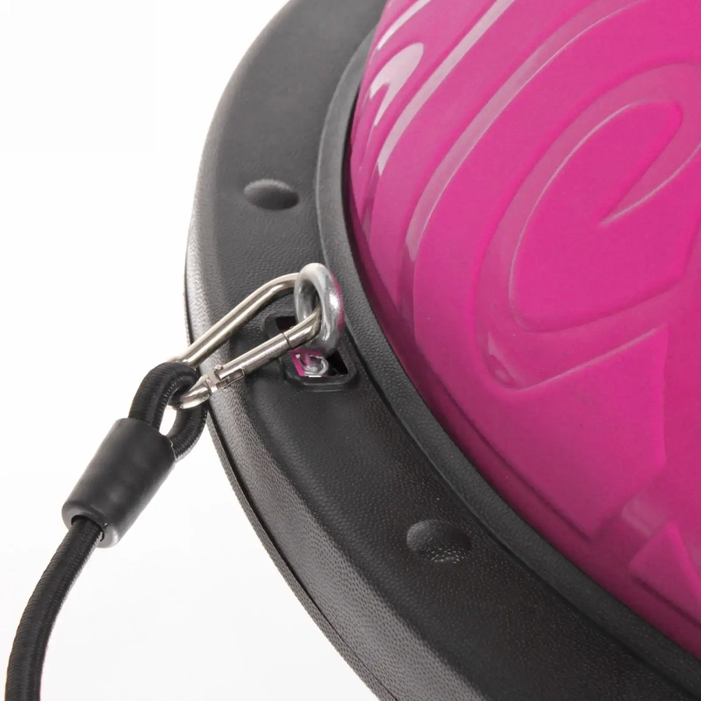 Балансировочная платформа «Classic» 59 х18 см (в комплекте насос и 2 эспандера трубчатых), розовый