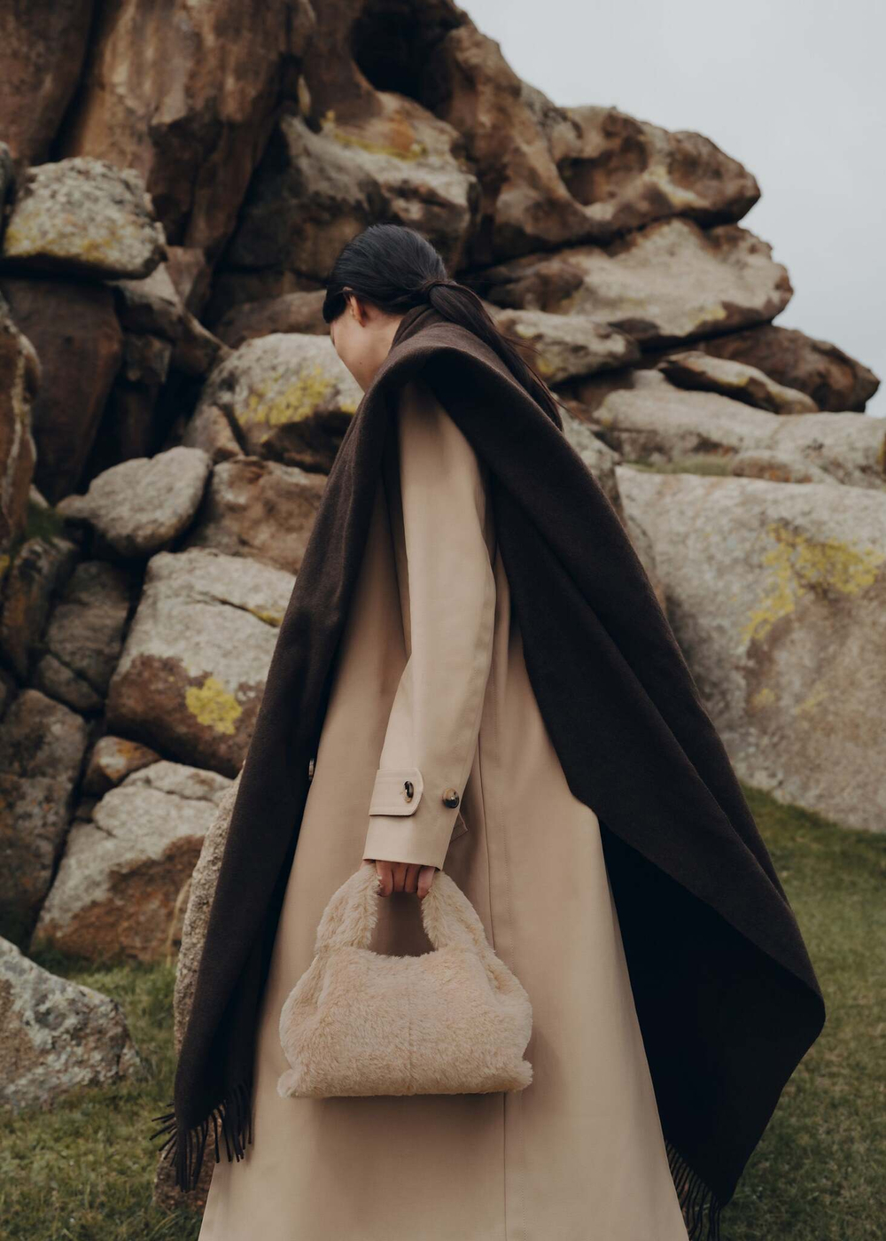 Сумка Polene Numéro Neuf Mini EDITION ALPACA