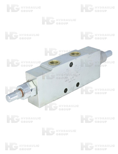 Тормозной клапан двухсторонний VBCD 3/8" DE/A