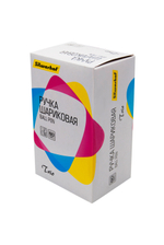 Ручка шарик. Silwerhof Trio 0.7 мм, линия 0.5мм, прозрачный треугольный корпус синяя, одноразовая