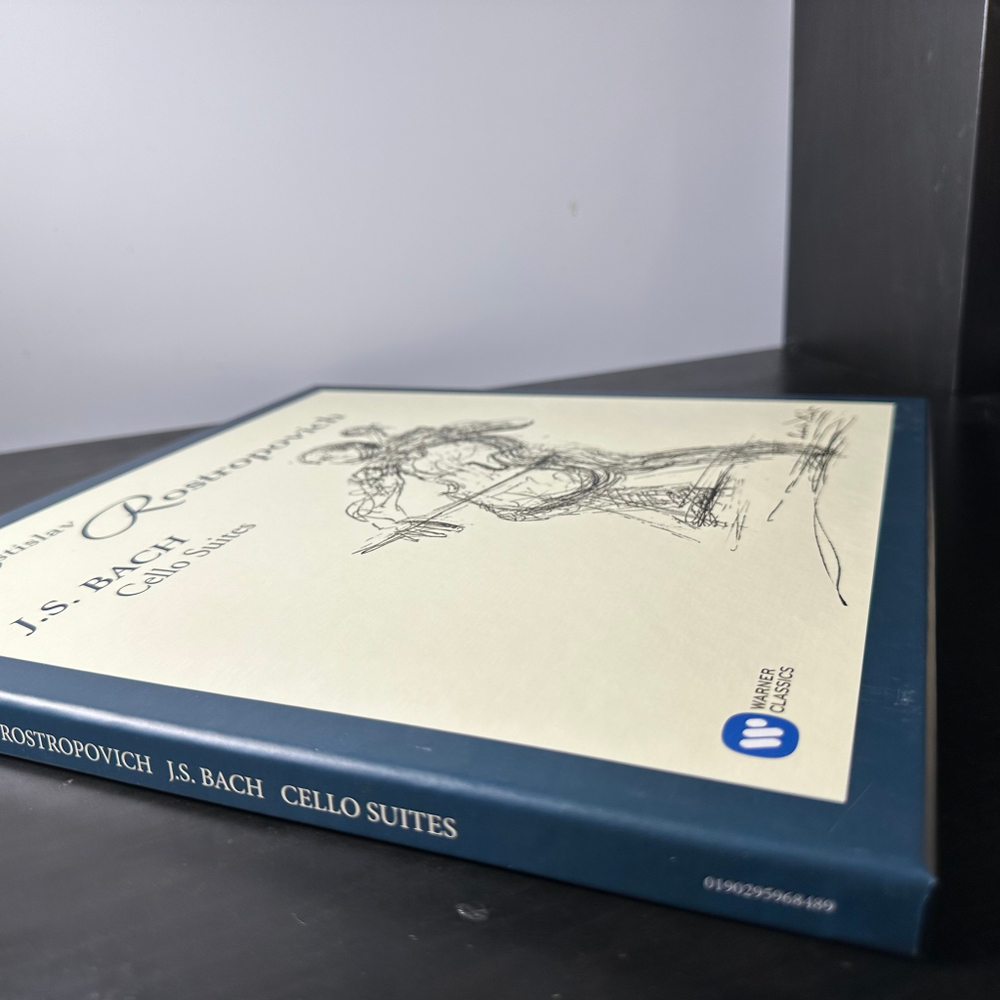 Мстислав Ростропович – Бах: Сюиты для виолончели 4LP (Европа 2016г.)