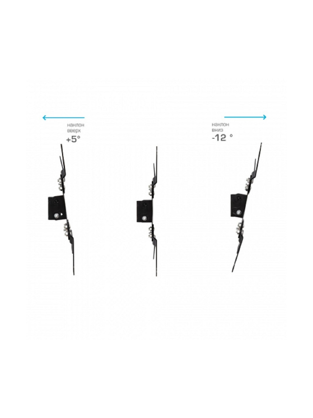 Kromax VEGA-8 черный 15"-42" макс.15кг настенный наклон