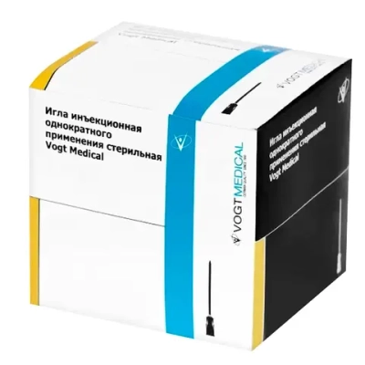 Игла инъекционная 20G 2 3/4 0,90 х 70мм (100шт/уп) Vogt Medical