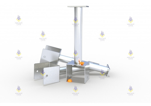 Подпятник для столба 100х100