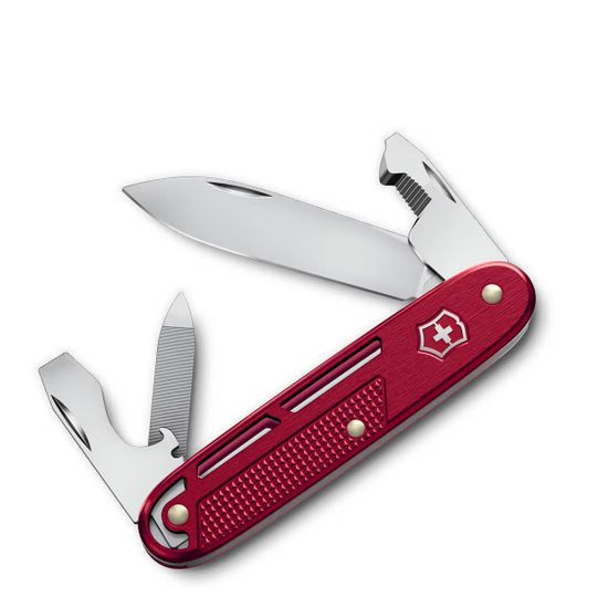 Нож Victorinox 0.8216.20 Synergy Alox с клинком из стали 1.4110, рукоять Оксидированный алюминиевый сплав Alox (Aluminium Oxide)