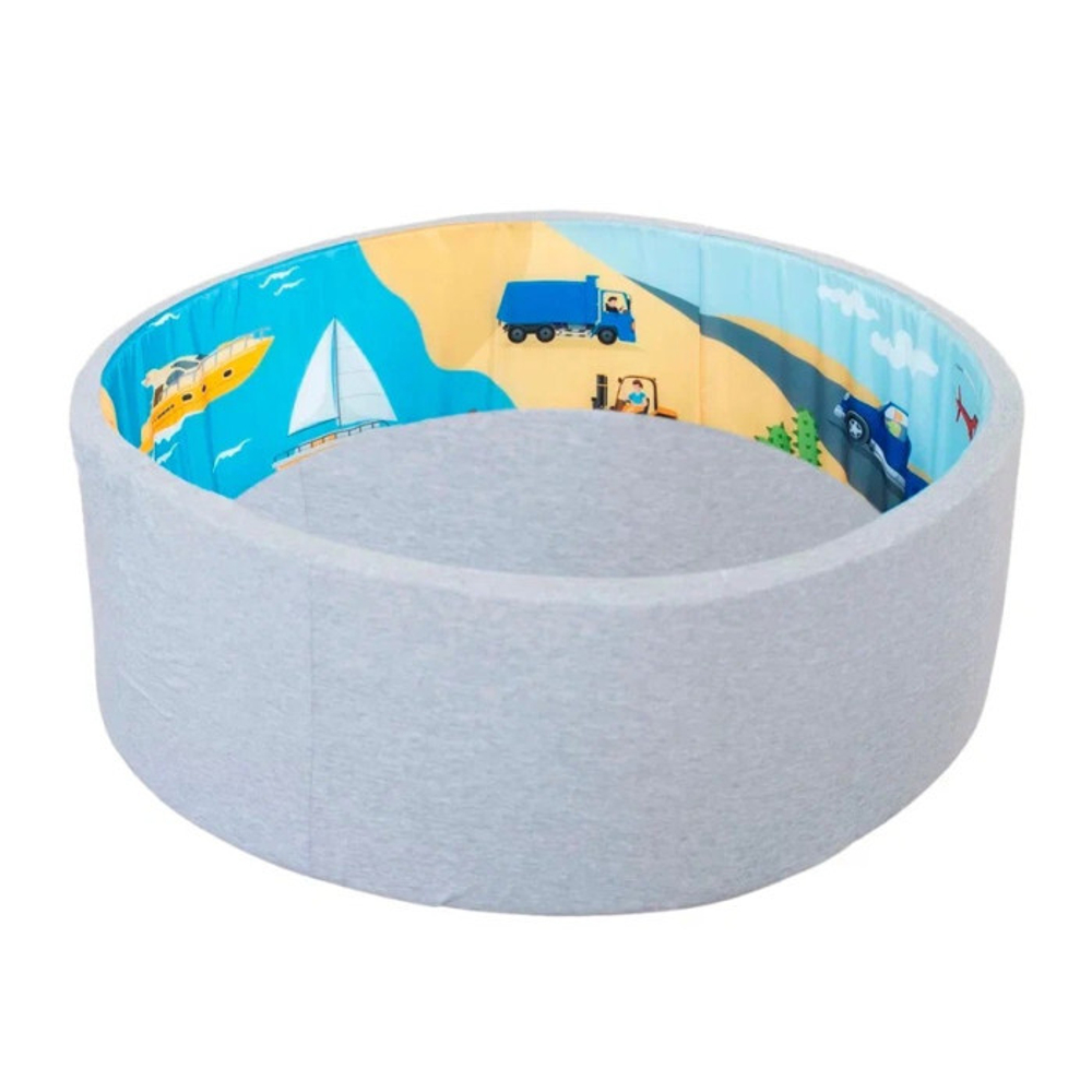 Сухой бассейн без шариков Romana Мир внутри (Транспорт)