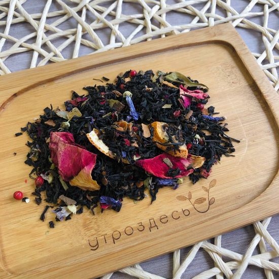 Чёрный чай листовой Сокровища Венеции, 40г