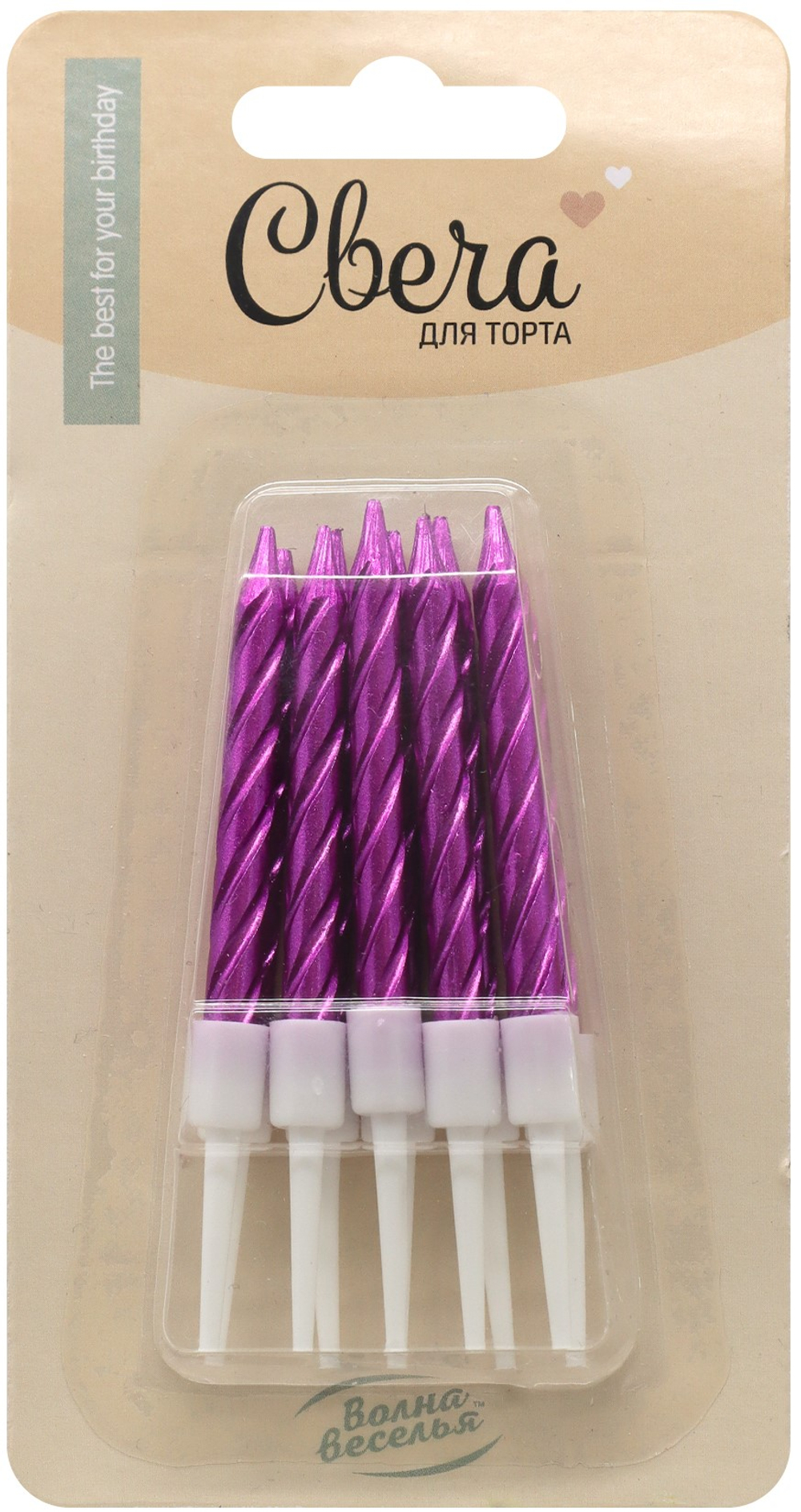 Свечи Спирали, 10 шт.