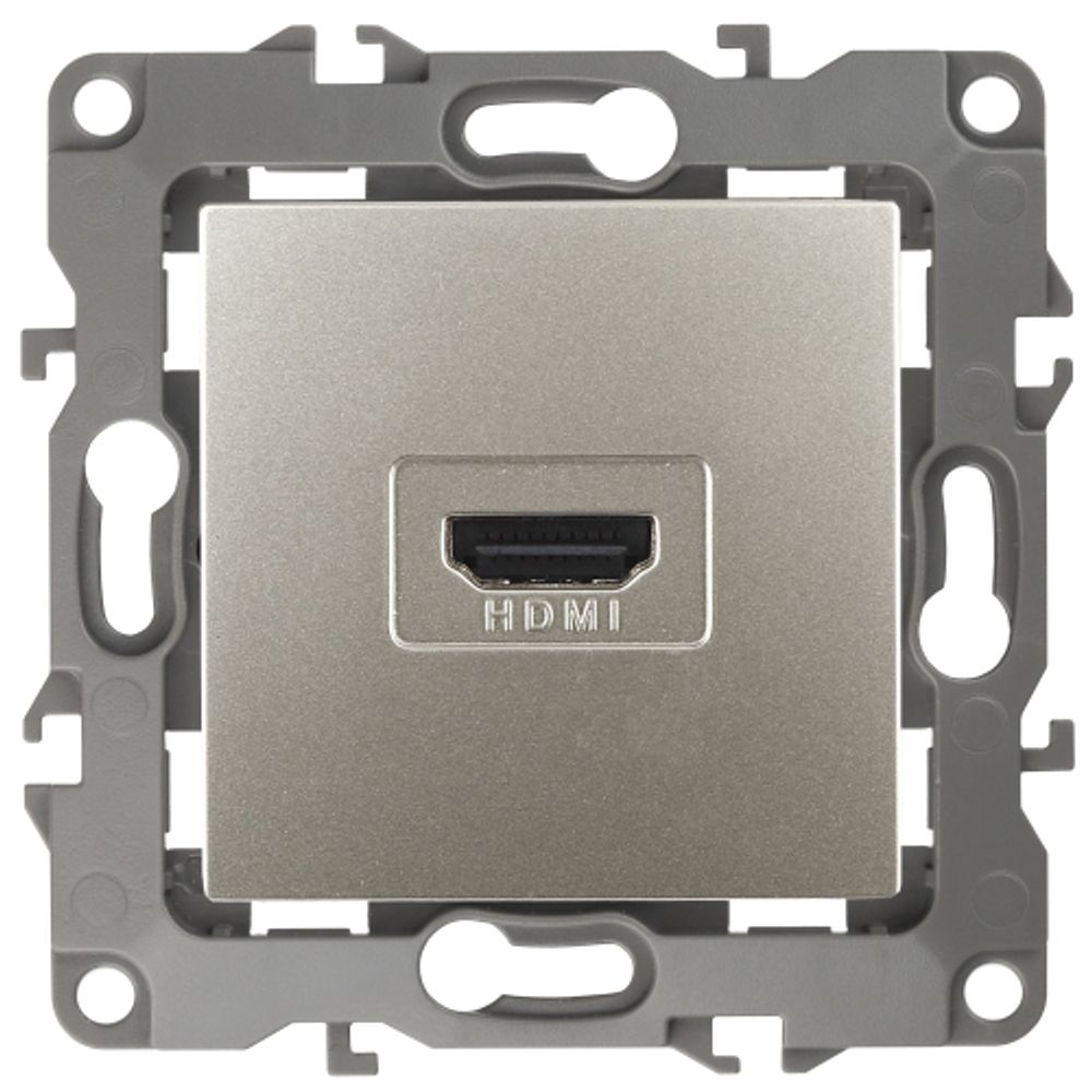 12-3114-15 ЭРА Розетка HDMI, IP20, Эра12, перламутр