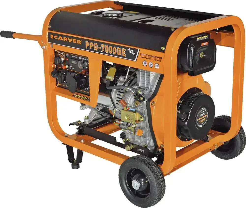 Генератор CARVER PPG-7000DE дизельный