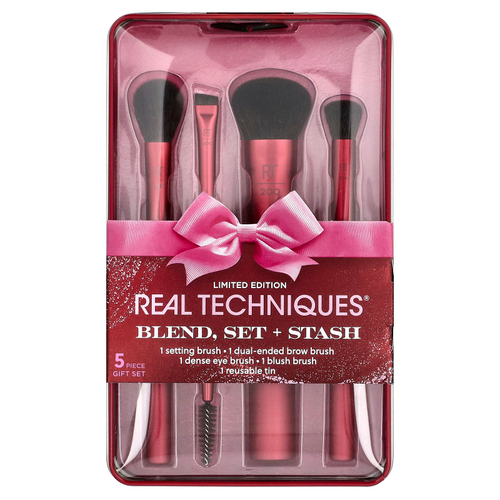 Real Techniques, растушевка, набор и набор кистей, 5 предметов