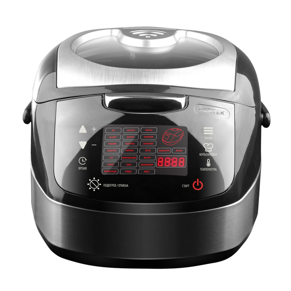 Мультиварка Centek-1472 Ceramic (черный/сталь)
