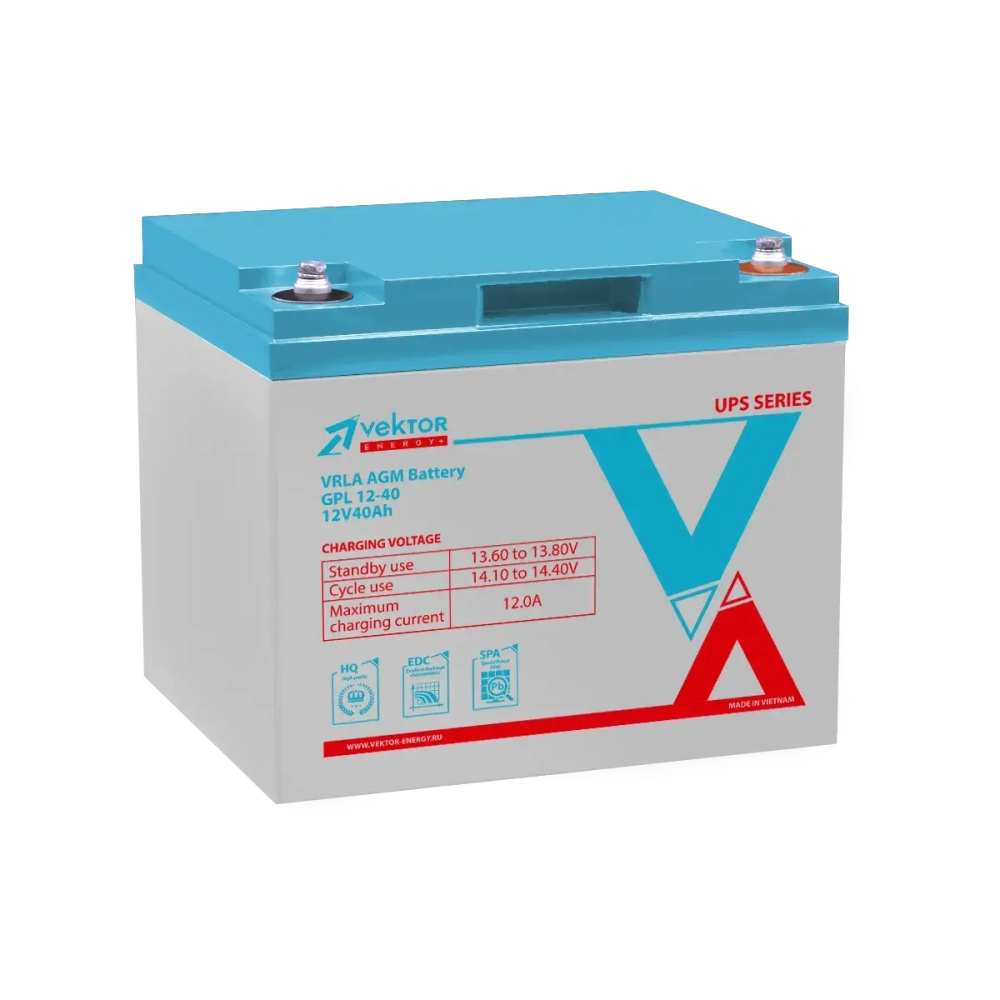 Аккумуляторная батарея Vektor Energy GPL 12-40S