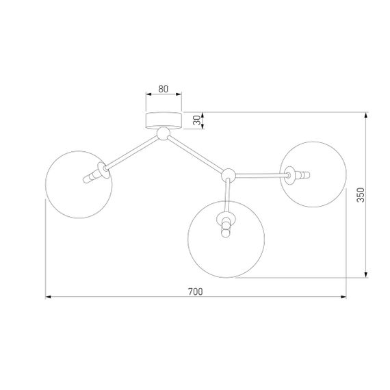 Потолочная люстра TK Lighting 10069 Fairy