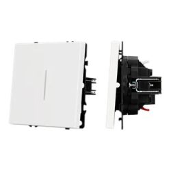 Механизм звонкового выключателя LED SWT-NOBE-MKR1-SFPL-L-WH (230V, 10A) (Arlight, Белый кварц) 061737