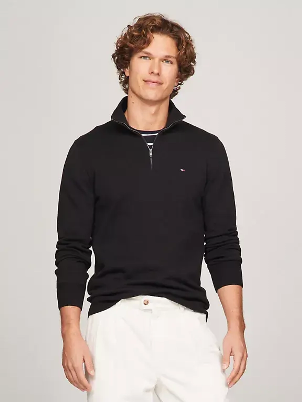 Толстовка Tommy Hilfiger с застежкой-молнией на четверть